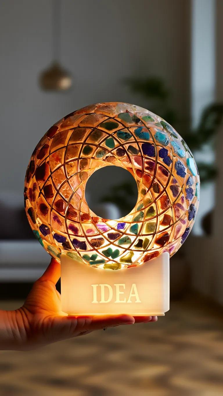 Rodin Coil 22cm Crystal Orgonite Set
